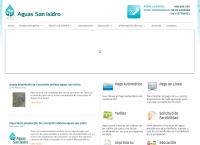 Sitio web de Aguas San Isidro S a