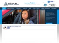 Sitio web de Corpase S a C Corredores de Seguros