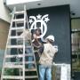 Instalación letrero Hotel Oscar's