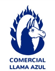 Comercial Llama Azul