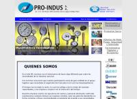 Sitio web de Pro Indus S a