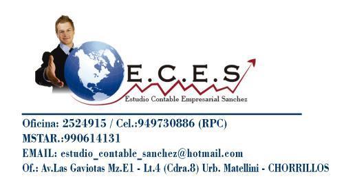 Estudio Contable Empresarial - Sanchez