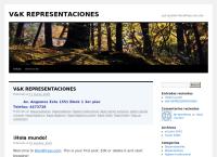 Sitio web de V & K Representaciones