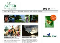 Sitio web de Aceer-Centro Amazonico De Educacion Ambiental E Investigacion
