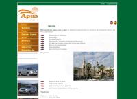 Sitio web de Apus Rent A Car