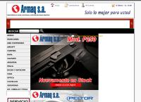 Sitio web de Armaq S.a.