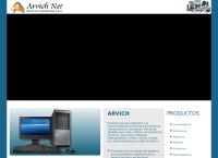 Sitio web de Arvich Net Servicios Generales Sac.