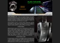 Sitio web de Audio Valverde E.I.R.L.