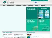 Sitio web de Blufstein Laboratorio Clinico S.a.