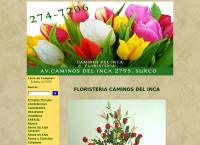 Sitio web de Floristeria Caminos Del Inca
