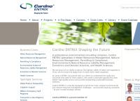 Sitio web de Cardno Entrix