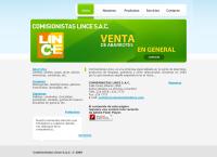 Sitio web de Comisionistas Lince S.a.c.