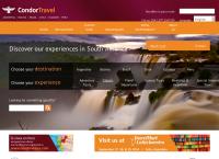 Sitio web de Condor Travel S a