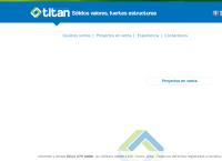 Sitio web de Constructora Titan