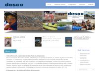 Sitio web de DESCO - Centro de Estudios y Promoción del Desarrollo