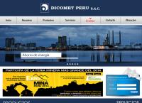 Sitio web de Dicomet Peru S.A.C.