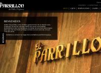 Sitio web de El Parrillon de Pablo Profumo