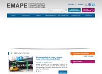 Sitio web de Empresa Municipal Administradora de Peaje de Lima S.a.