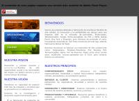 Sitio web de Envases y Envolturas S.a.