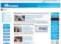 Sitio web de Essalud