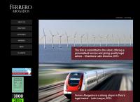 Sitio web de Estudio Ferrero Abogados