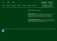 Sitio web de Garden Hotel S.A.