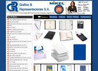 Sitio web de Grafica & Representaciones S a
