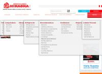 Sitio web de Importaciones Hiraoka