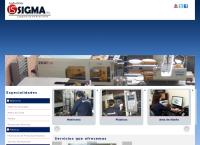Sitio web de Industrias Sigma SR Ltda