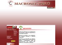 Sitio web de Macrosel Peru S.r.l.