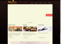 Sitio web de Mantra Indian Cuisine