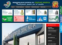 Sitio web de Municipalidad Distrital De Ciudad Nueva