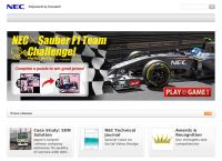 Sitio web de Nec