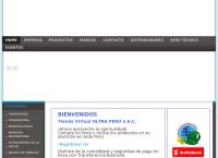Sitio web de Oltra Peru Sac
