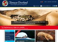 Sitio web de Paracas Overland S.A.C.