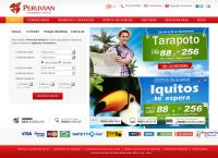 Sitio web de Peruvian Airlines