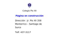 Sitio web de Colegio Particular Pio Xii