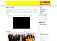 Sitio web de Pretensa S.A.C.