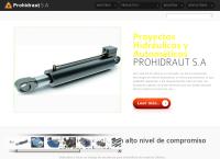 Sitio web de Prohidraut S.A