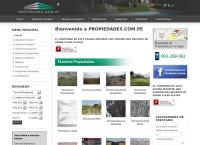 Sitio web de Propiedades.com.pe