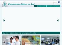 Sitio web de Representaciones Medicas Del Peru