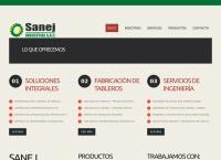 Sitio web de Sanej Industrial S.a.c.
