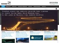 Sitio web de Schreder Peru