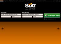 Sitio web de Sixt Rent A Car