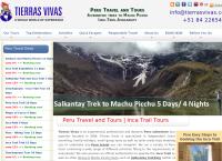 Sitio web de Agencia De Viaje Tierras Vivas