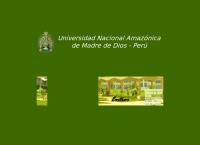 Sitio web de Universidad Nacional Amazonica Madre De Dios