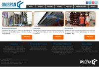 Sitio web de Unispan - Sistema de Encofrados y Andamios