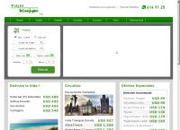 Sitio web de Viajes El Corte Ingles Peru