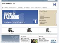 Sitio web de Volvo Peru S.A.