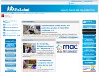 Sitio web de ESSALUD Centro Asistencial Policlínico Chincha